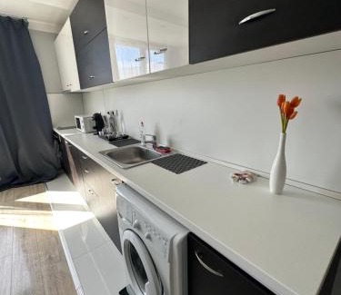 g.k. Strelbishte Apartment | Rose's apt - NEWLY REFURBISHED, South park, Free Parking, Mountain View, self check-in, close to metro, stores, family-friendly