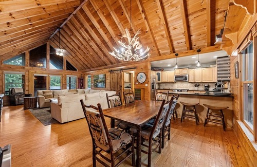Mineral Bluff Cabin | Row Harder- Pet Friendly | Screened Porch | Riverside| Guest House