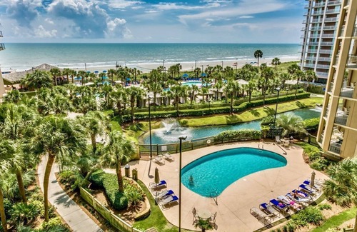 Arcadian Shores Condo | Royale Palms 2303 Renovated Oceanview w/Pool/Beach