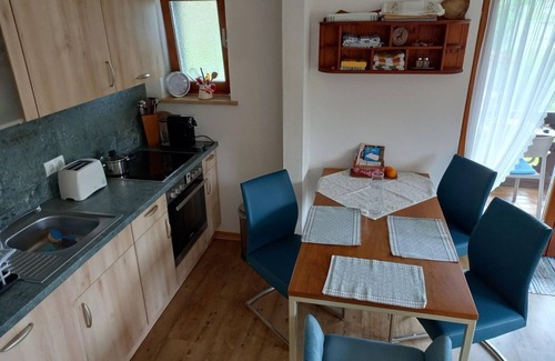 Wallgau Apartment | Rudis Bergblick, vacation apartment - "Rudis Bergblick, apartment, shower, WC, 1