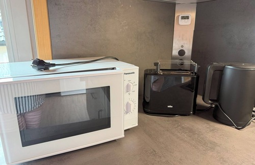Marktschorgast Apartment | Ruhige Wohnung für 5 Personen mit Kamin
