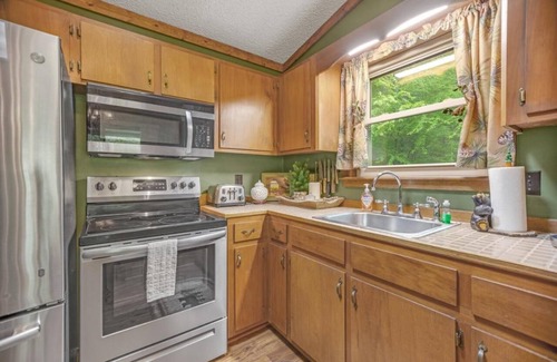 Sylva Cabin | Rustic 2BR Cabin, Mountain Views & Fishing