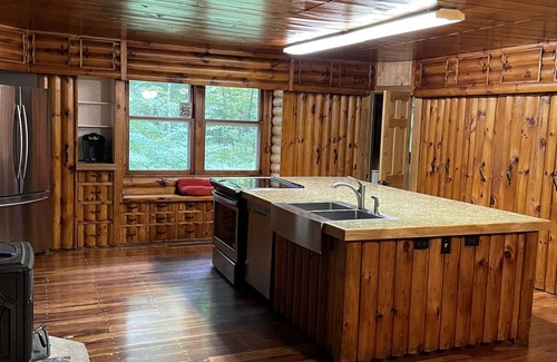 Croghan House | Rustic Adirondack Home on French Pond w/Sandy Beach, Direct Snowmobile & ATV