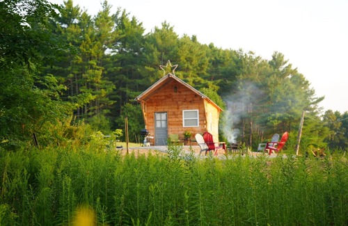 Willsboro Cabin | Rustic ADK tiny cabin off grid with electric option