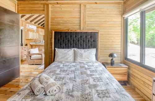 Tulum Apartment | Rustic and secluded apt. with private deck, kitchenette, and partial AC