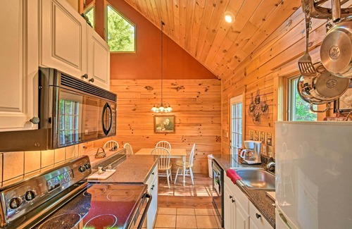 Andrews Cabin | Rustic Andrews Cabin Rental w/Deck + Fire Pit!