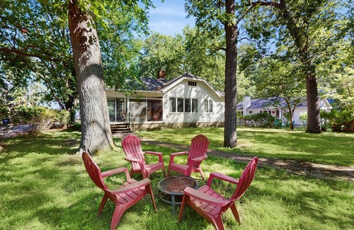 Michiana House | Rustic beach cottage with partial lake views, grill, & WiFi - great location