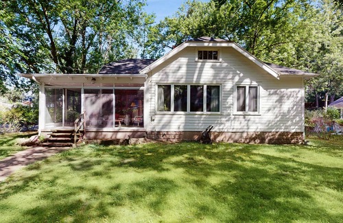Michiana House | Rustic beach cottage with partial lake views, grill, & WiFi - great location