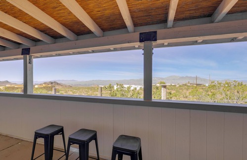 Golden Valley House | Rustic Bullhead City Retreat w/Porch & Views