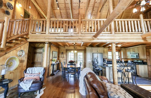 Celina Cabin | Rustic Cabin Near Bike Path - Seasonal Heated Pool, Movie Theater & Dog Friendly