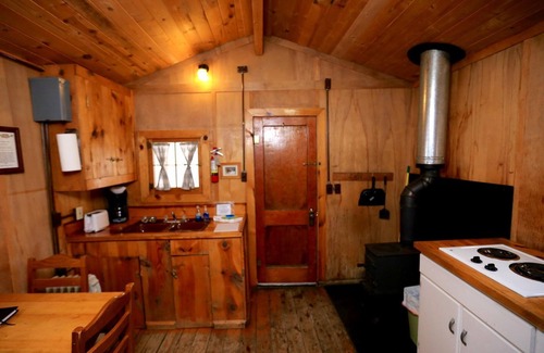 Clark Cabin | Rustic Camping Cabin with Lovely Nature Views in Columbine, Colorado