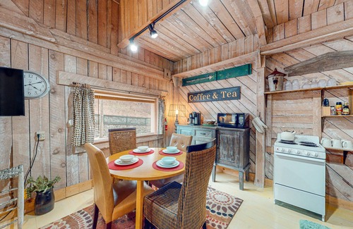 Eureka Springs Historic District Cottage | Rustic cottage with backyard & central AC - near downtown attractions