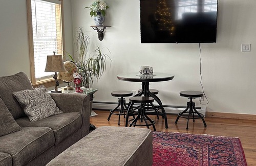 Oneida Apartment | Rustic cozy large 1-bedroom, Queen Size Bednpriced per-person rate