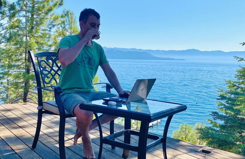 Dollar Point Cabin | Rustic Lake Front Family Cabin with Beautiful Views