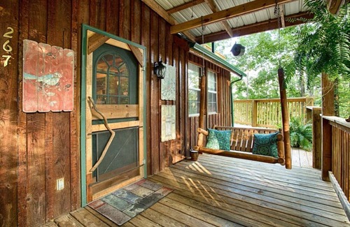 Nancy Cabin | Rustic Luxury Lakefront Cabin in Beautiful Wooded Surroundings