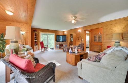 Indian River House | Rustic Mullett Lake Home, 3 Mi to Marina!