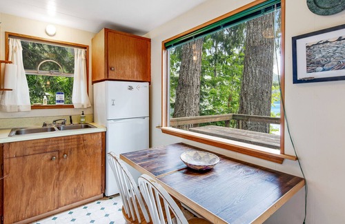 Port Angeles House | Rustic, off-the-grid lakefront home with private dock & woodstove - dog-friendly