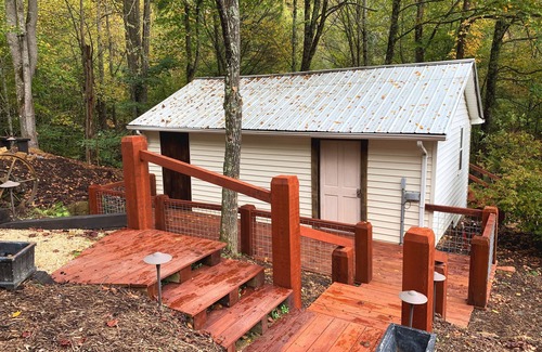 Roan Mountain Cottage | Rustic Ridge a tiny home close to hiking and skiing!