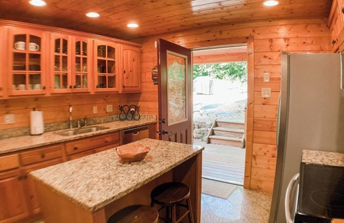 Elkton Cabin | Rustic River Riverfront Cabin - Massanutten 5 min - hot tub/firepit will sleep10