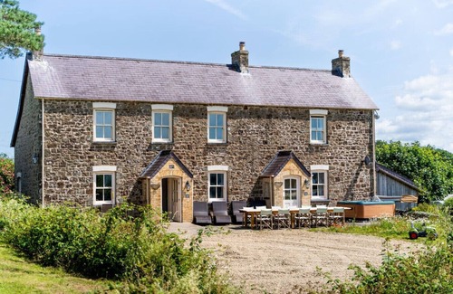 Narberth House | Rustic Rural Retreat with BBQ and Soft Play Room
