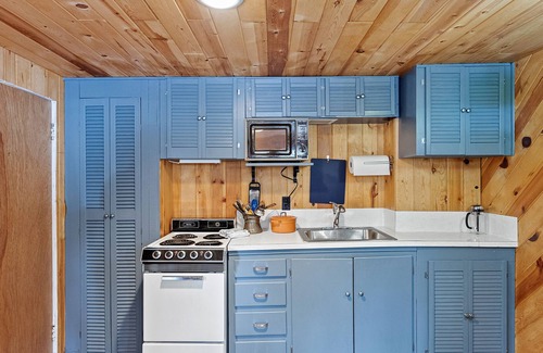 Mason County Cabin | Rustic studio cabin on Haven Lake