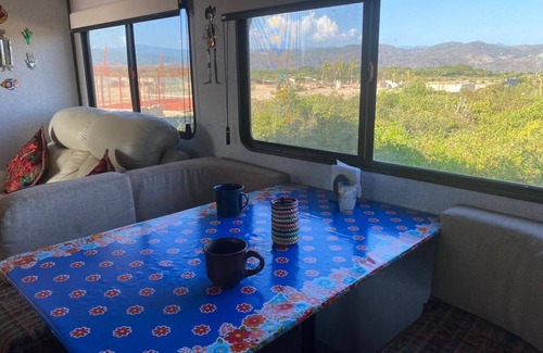 Puerto Escondido House | RV on the beach with pool and Starlink