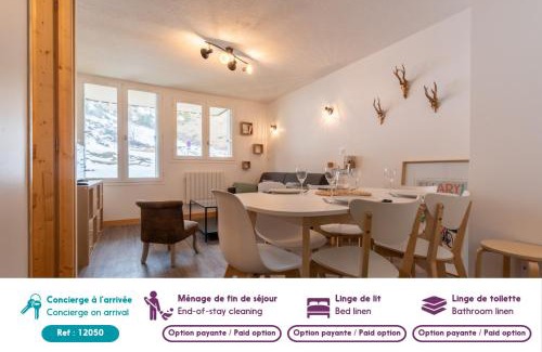 Genos Apartment | Séjour à 6 - 200m des pistes - Belle Sayette