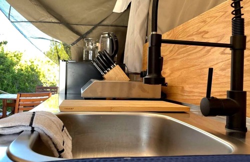 Kempner RV Rental | Safari Style Glamping Experience in the Heart of Texas Hill Country, Perfect for Animal Lovers