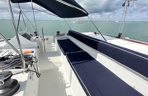 Coconut Grove Boat Rental | Sailing Onboard Catamaran Lagoon 450 Miami & Key Biscayne