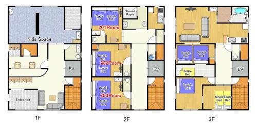 Konohana Apartment | SAKURASAKUHotel 大人数 familyStayOK nearUSJ,Namba&Osaka