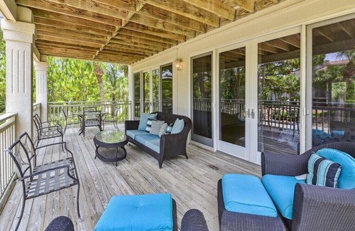 Plantation House | Saltwater & Sunsets - Private Pool, Tennis Court, Pet Friendly!