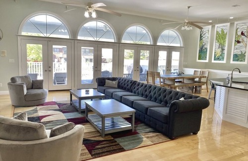 Gulf Breeze House | Salty Pelican Retreat on Canal with Pool, Elevator and Boat Dock