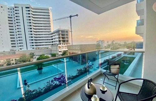 El Rodadero Apartment | Samaria Club Playa con Vista al Mar, te Recibimos una Deliciosa Bebida Fría