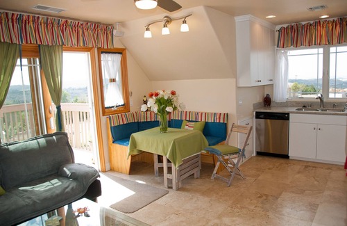 Valley Center Apartment | San Diego Country Barndominium, Mountain Views, Spa, Deck, & More.