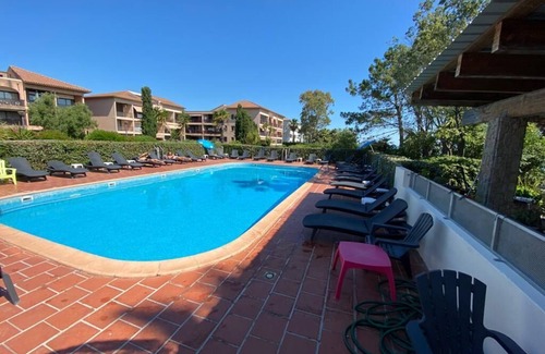 Moriani-Plage Apartment | San Nicolao de Moriani: les Marines studio sea view with direct beach access.