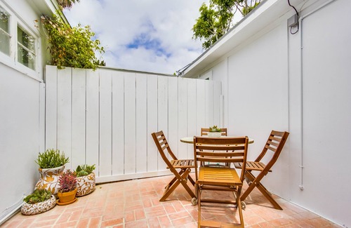 Beach Barber Tract Apartment | Sandcastle Hideaway, Dog Friendly, Designer Studio, Private Patio And Parking!