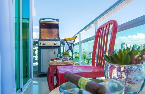 Downtown Santo Domingo Apartment | Santo Domingo Elegant Apartment + Free Parking and Gym ✔️