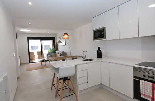 Santiago de la Ribera Apartment | Sanuk south facing balcony in Santiago de la Ribera