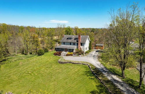 Saugerties House | Saugerties Manor: Family Friendly Home w/Fire Pit, Pool, Hot Tub, Close to Hunter Mtn