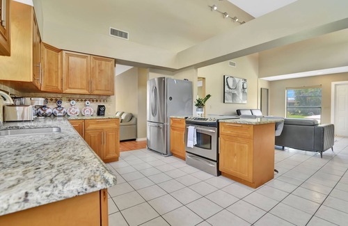 Lake Worth House | Sauna Beach House with a Salt Water Heated Pool