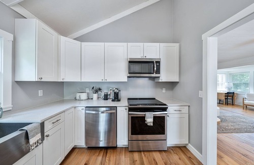Lake Michigan Beach House | Sauna, hot tub, pet friendly, & 1/2 mile to lake