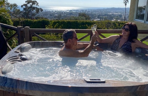 Eastside House | SB home.n Pool, hot tub. Gardens. Fab. Views. Privacy/Quiet property