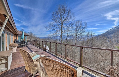 Waynesville House | Scenic Pet-Friendly House w/Private Hot Tub!