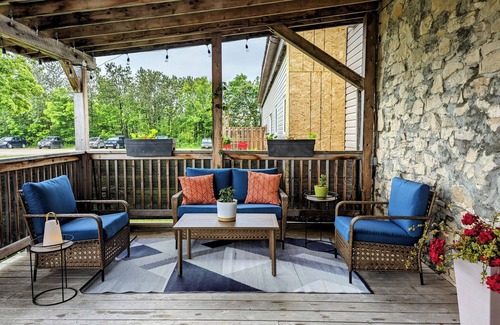 Manitoulin District House | School House Suite steps from Bridal Veil Falls in beautiful Kagawong