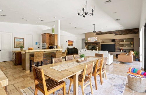 Cave Creek House | Scottsdale/Cave Creek Luxury Sonoran Nights with Mtn Views, Heated Pool, Hot Tub, & Game Room