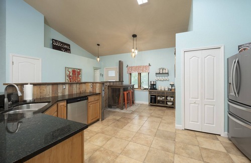 Vilano Beach House | Screened Heated Pool & Hot Tub with Golf Cart - ONE Block to the BEACH!