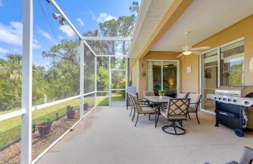 North Port House | Screened Patio and Canal Views Home in North Port!