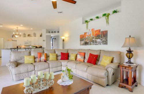 North Port House | Screened Patio and Canal Views Home in North Port!