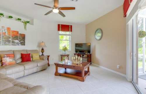 North Port House | Screened Patio and Canal Views Home in North Port!