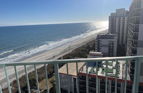 Myrtle Beach Condo | SD-1443/44 Experience ocean views from the 14th floor in this spacious 2-bedroom condo